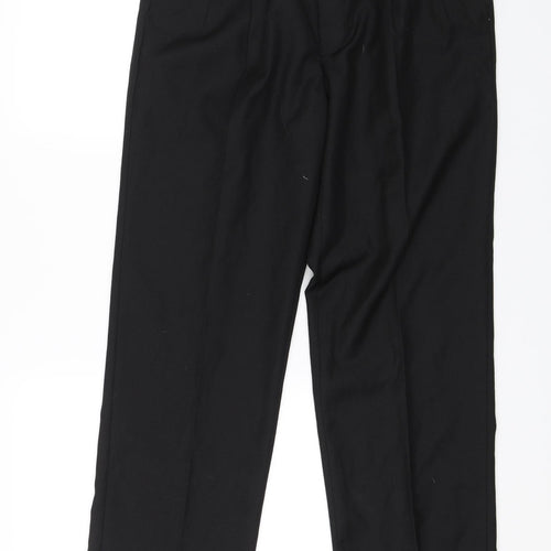 Skopes Mens Black   Dress Pants Trousers Size 34 in L28 in