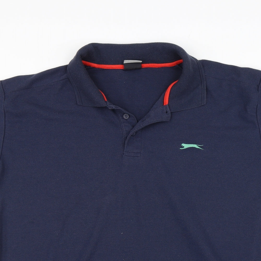 Slazenger Mens Blue    Polo Size XL
