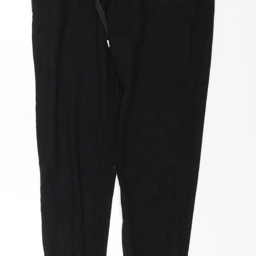 F&F Womens Black   Sweatpants Trousers Size 8 L27 in