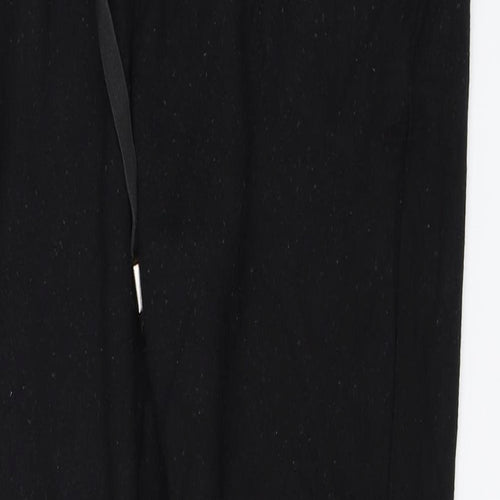 F&F Womens Black   Sweatpants Trousers Size 8 L27 in