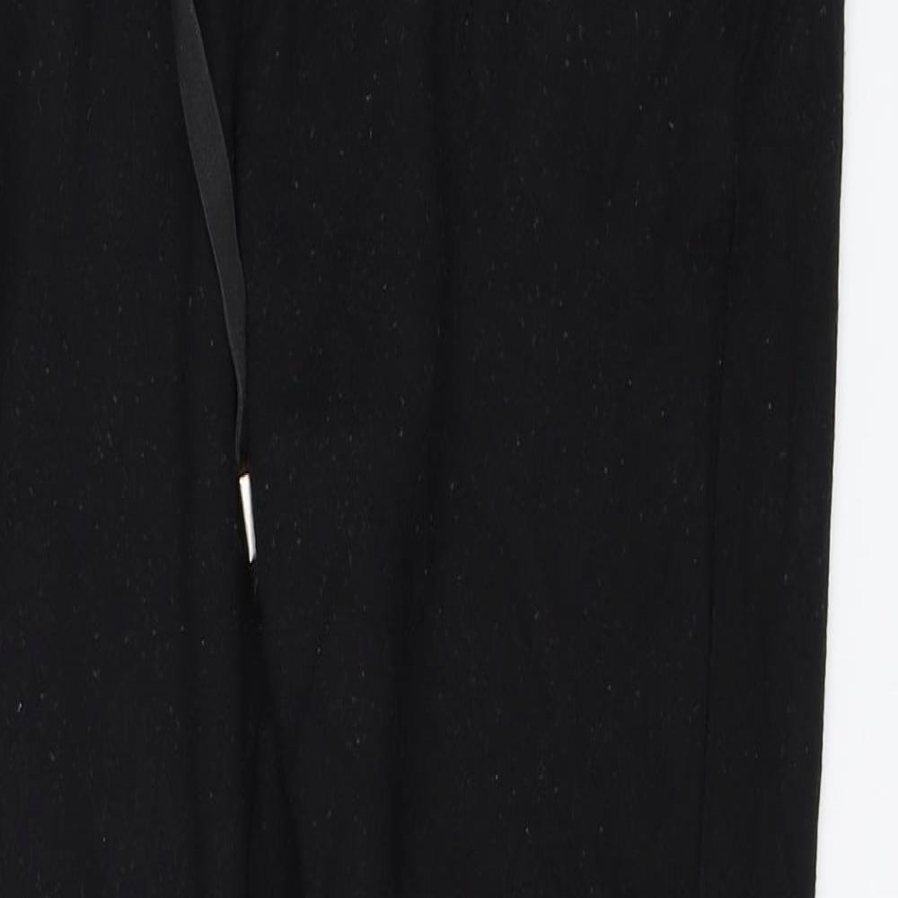 F&F Womens Black   Sweatpants Trousers Size 8 L27 in