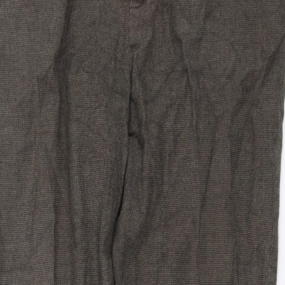 TU Mens Brown   Trousers  Size 34 in L27 in