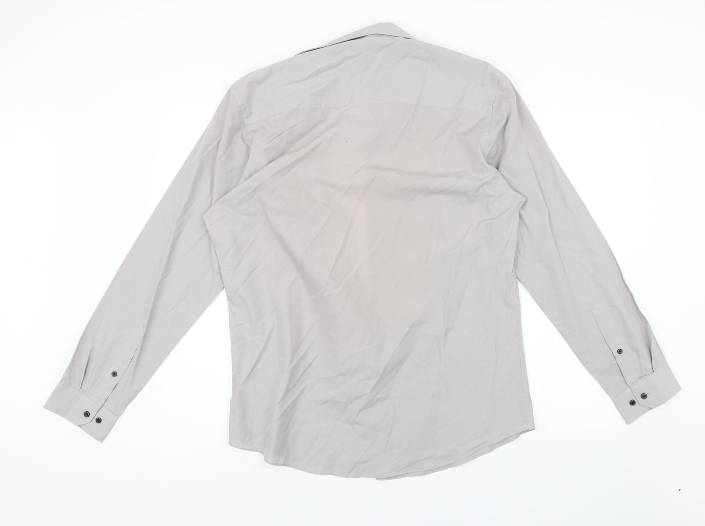 Taylor & Wright Mens Grey    Dress Shirt Size 16