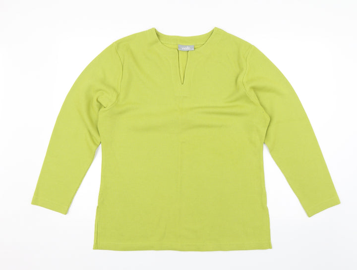 Wallis Womens Green   Pullover Jumper Size 14