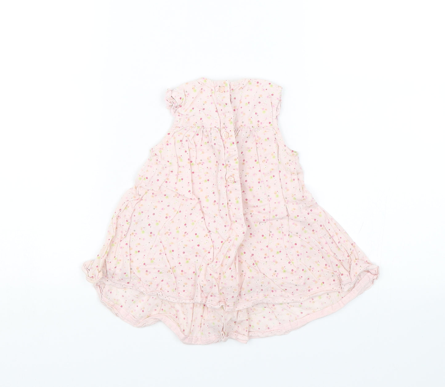 George Baby Pink Floral  Shift  Size 9-12 Months