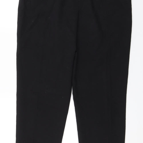 Marks and Spencer Womens Black   Dress Pants Trousers Size 16 L27 in