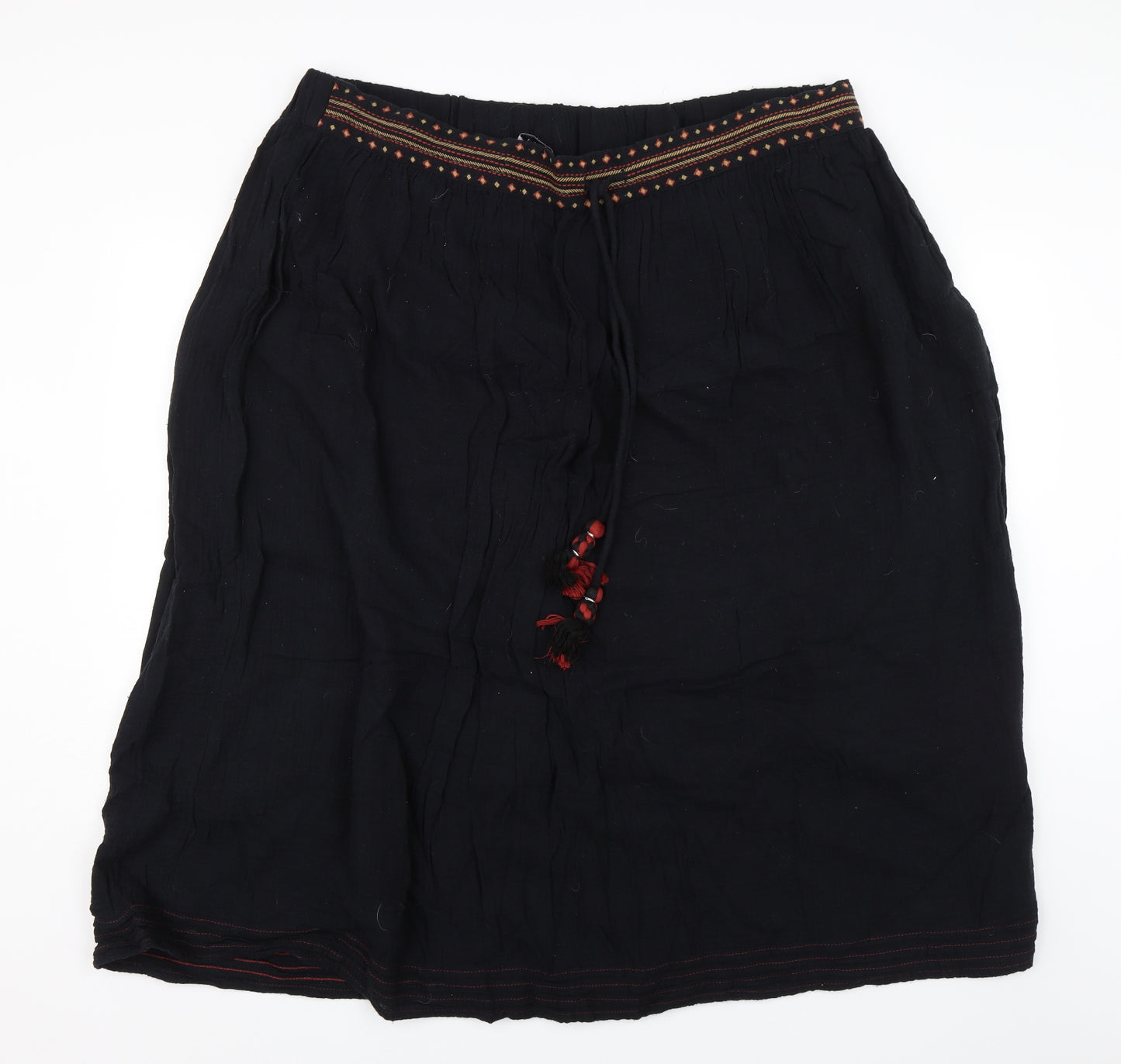 Per Una Womens Black   Peasant Skirt Size 22