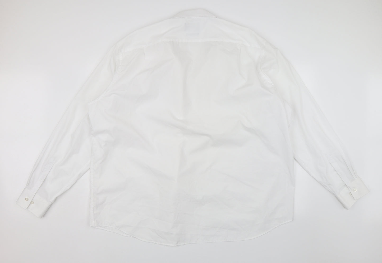 F&F Mens White    Dress Shirt Size 19