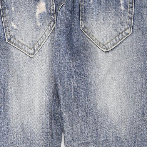 Hong Jin Chun Mens Blue  Denim Cropped Jeans Size 27 in L22 in