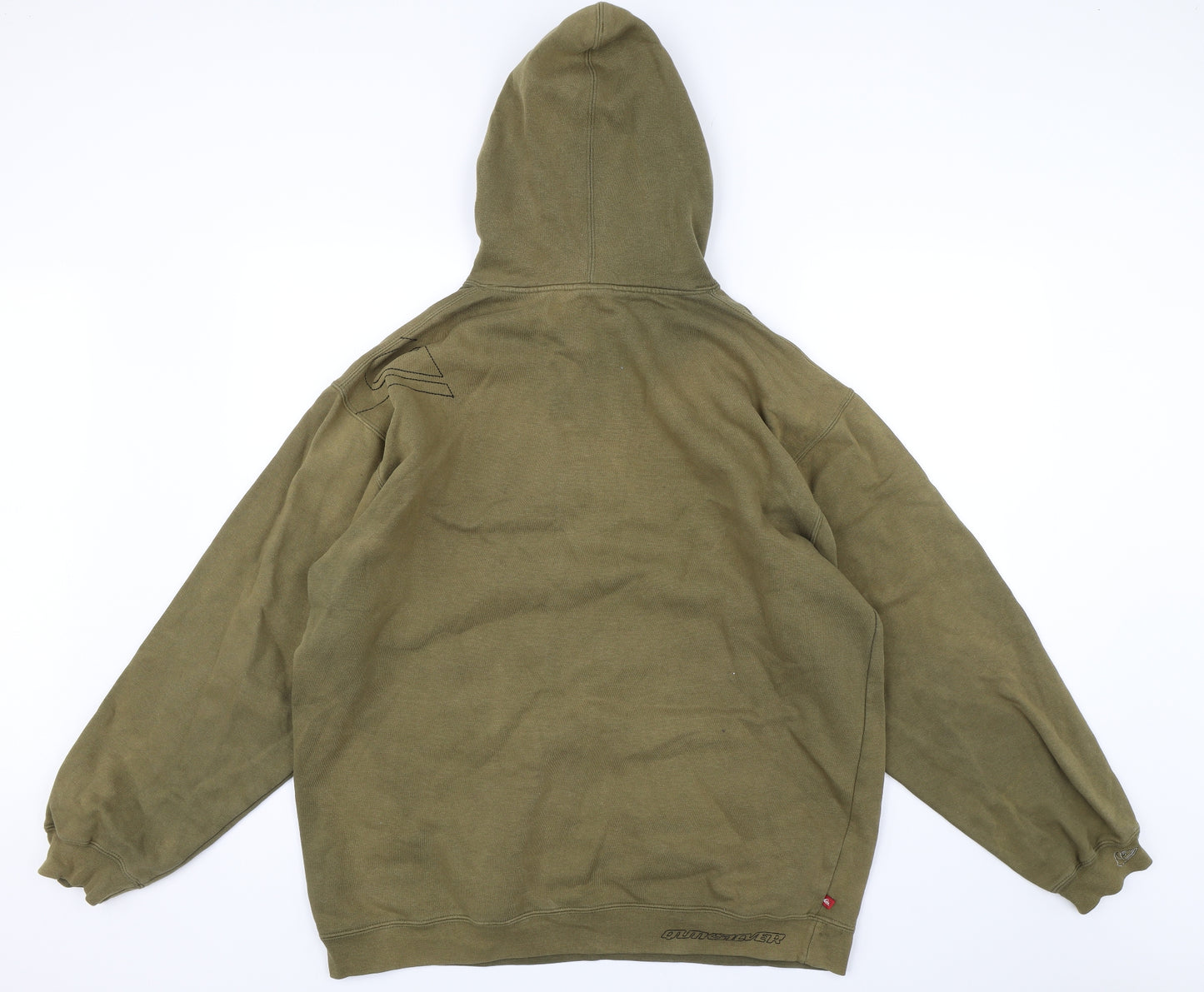 Quicksilver Mens Green   Pullover Hoodie Size L