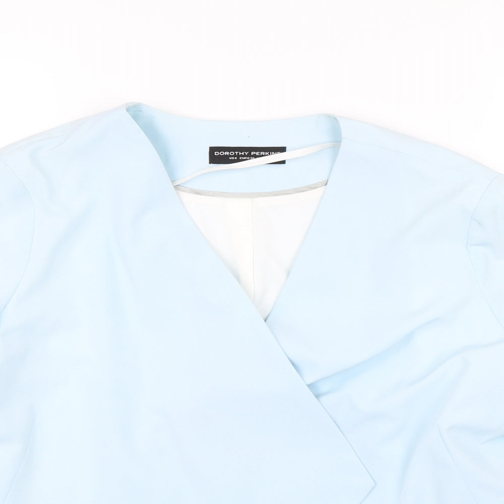 Dorothy Perkins Womens Blue   Jacket Blazer Size 10