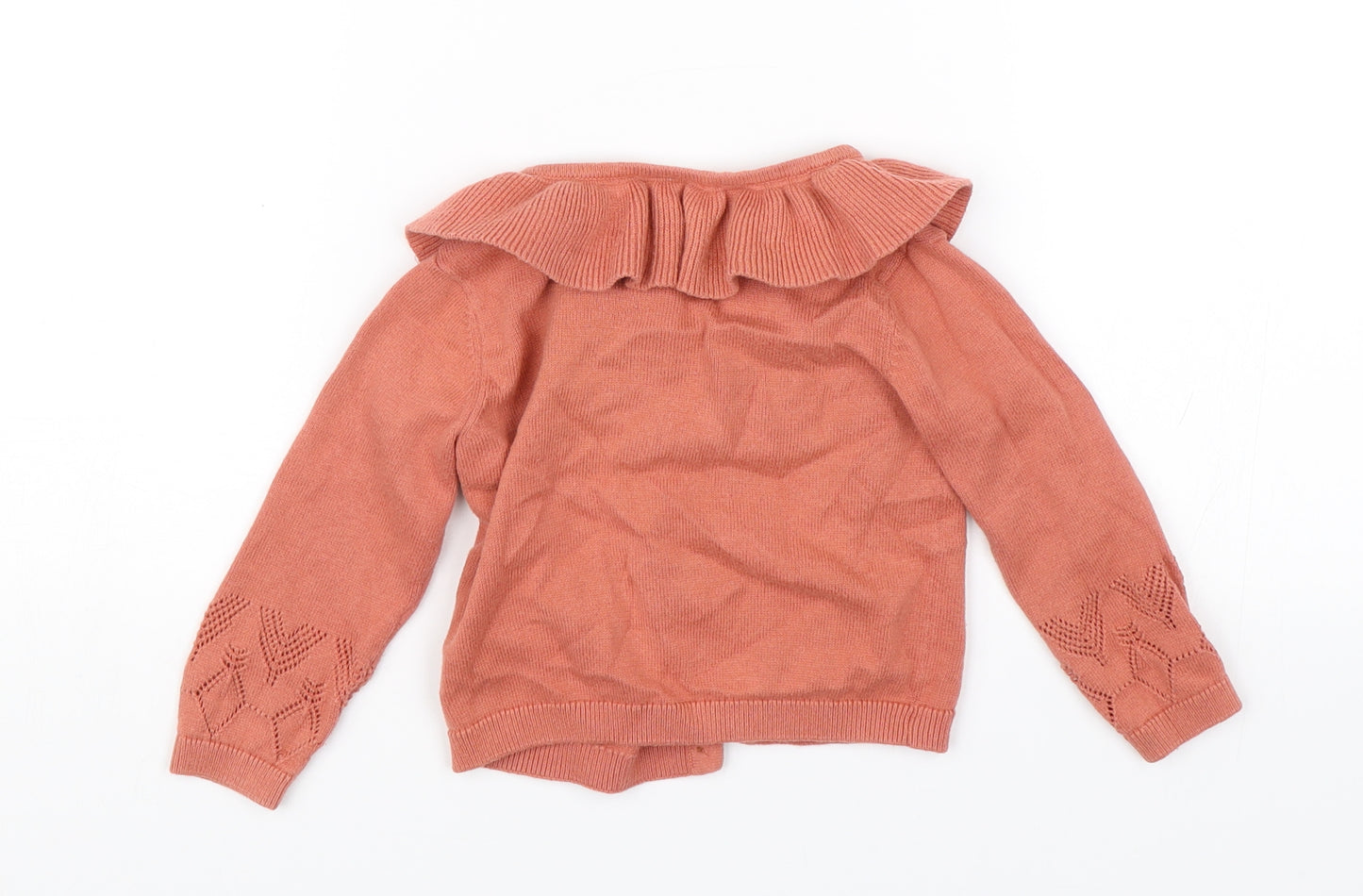 NEXT Baby Orange   Cardigan Jumper Size 9-12 Months