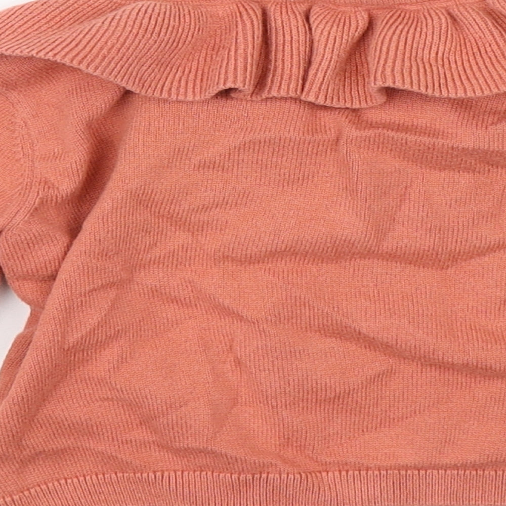 NEXT Baby Orange   Cardigan Jumper Size 9-12 Months