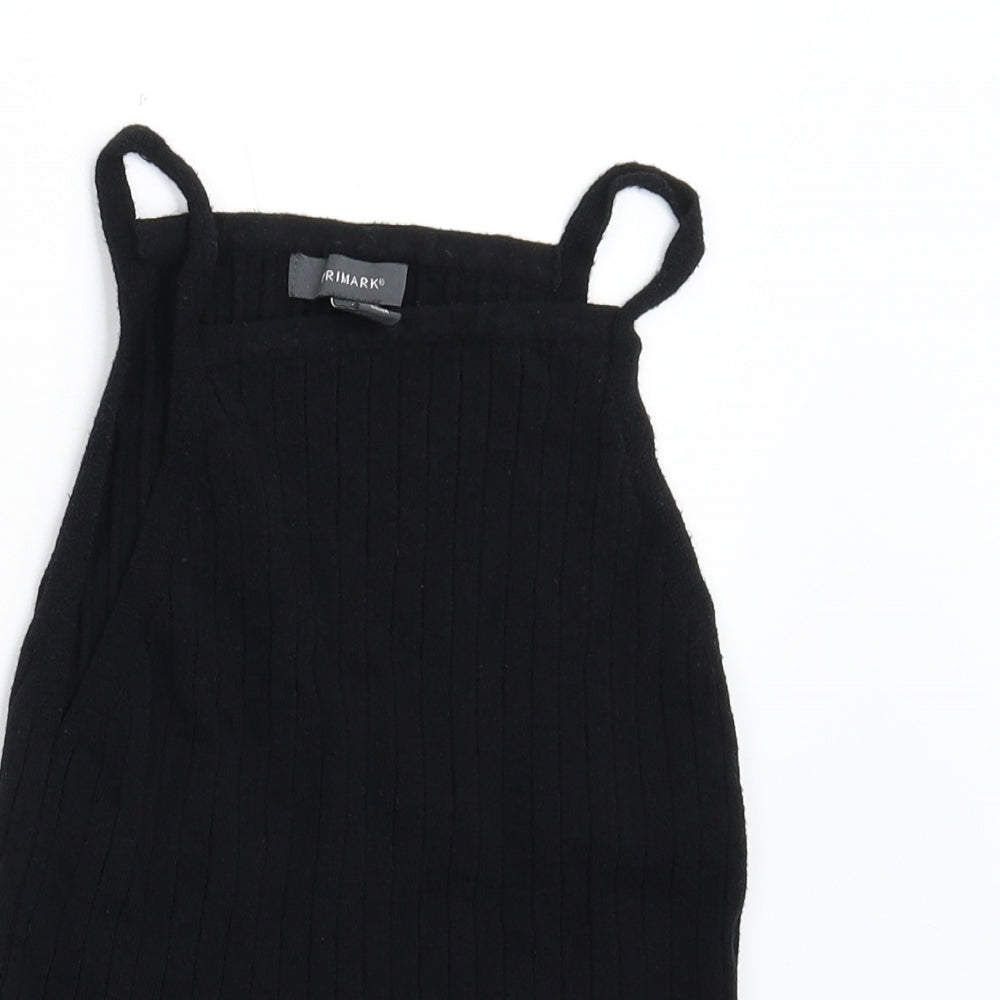 Primark Womens Black   Basic Tank Size M