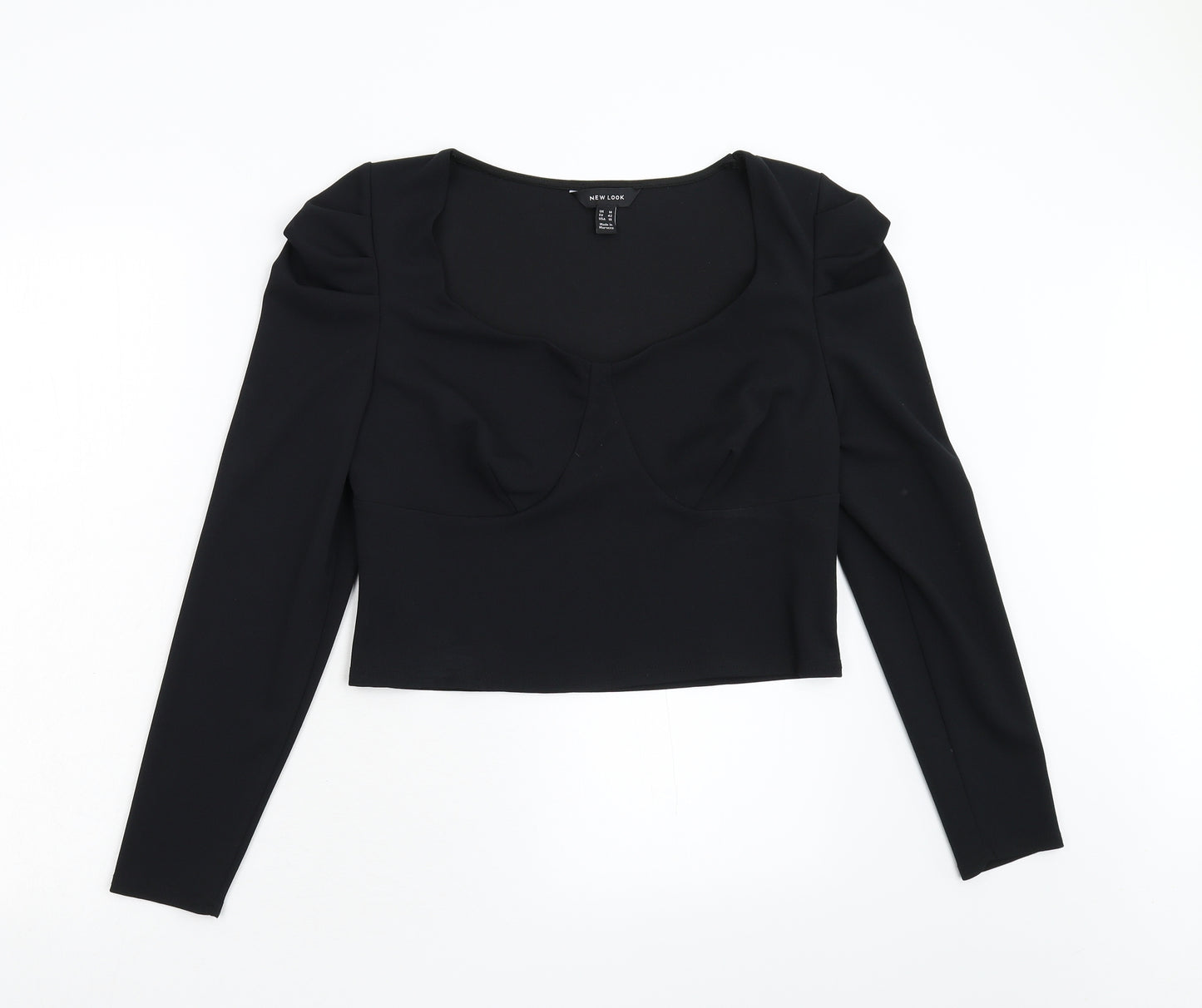 New Look Womens Black   Basic Blouse Size 14