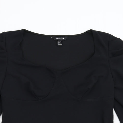 New Look Womens Black   Basic Blouse Size 14