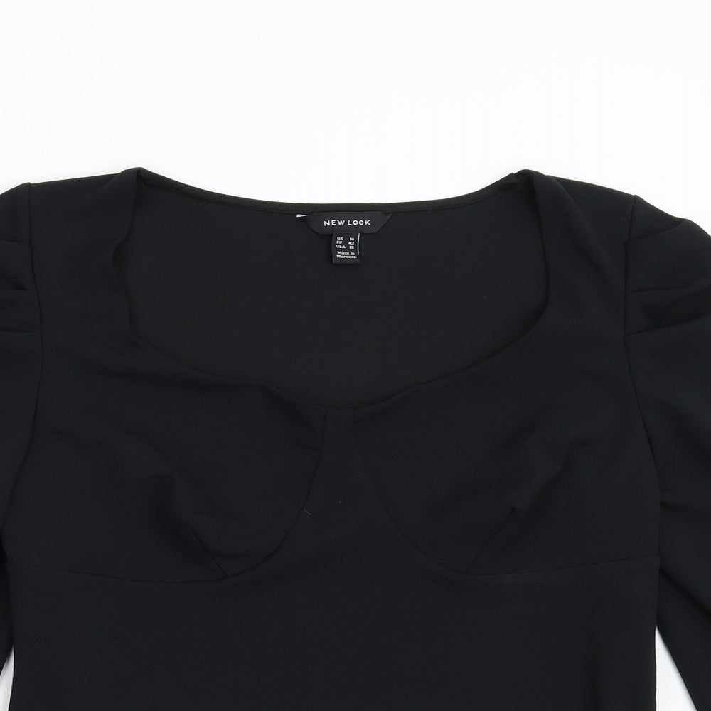 New Look Womens Black   Basic Blouse Size 14