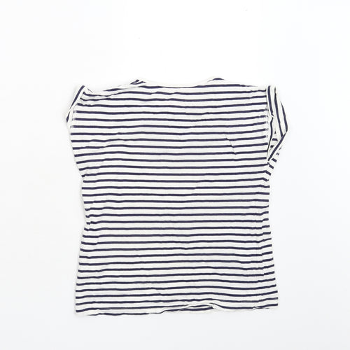Matalan Girls Multicoloured Striped  Basic T-Shirt Size 10-11 Years