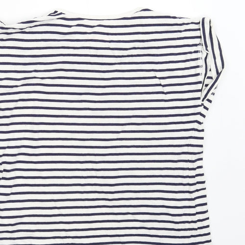 Matalan Girls Multicoloured Striped  Basic T-Shirt Size 10-11 Years