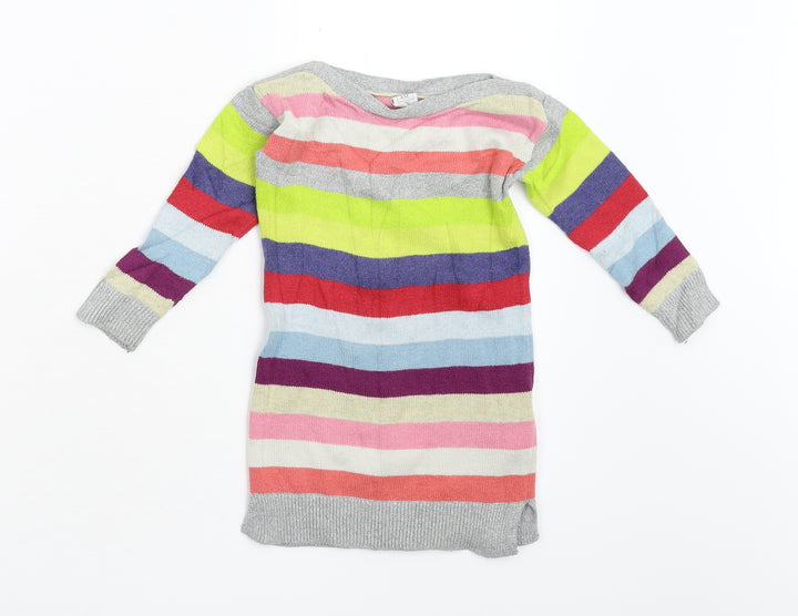 Gap Baby Baby Multicoloured Striped Pullover Jumper Size 24 Months