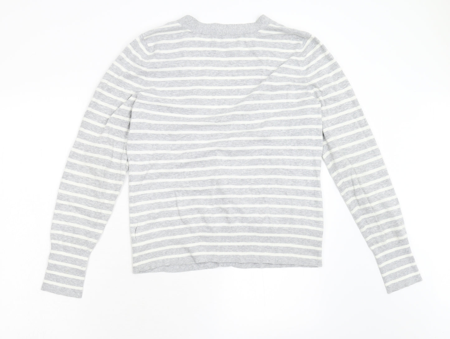 Gap Womens Grey  Knit Cardigan Jumper Size M