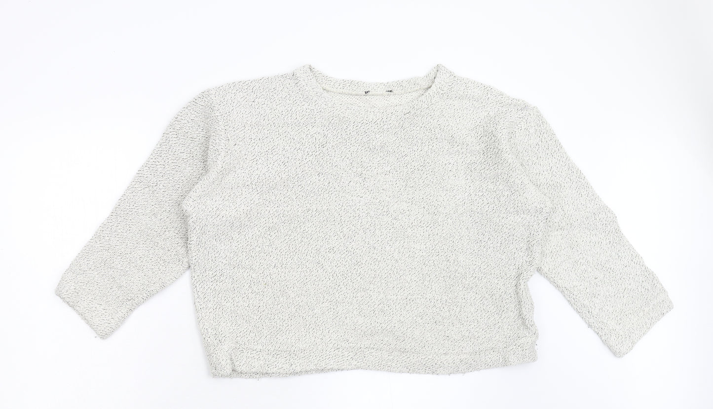 Preworn Womens Grey  Knit Pullover Jumper Size 12