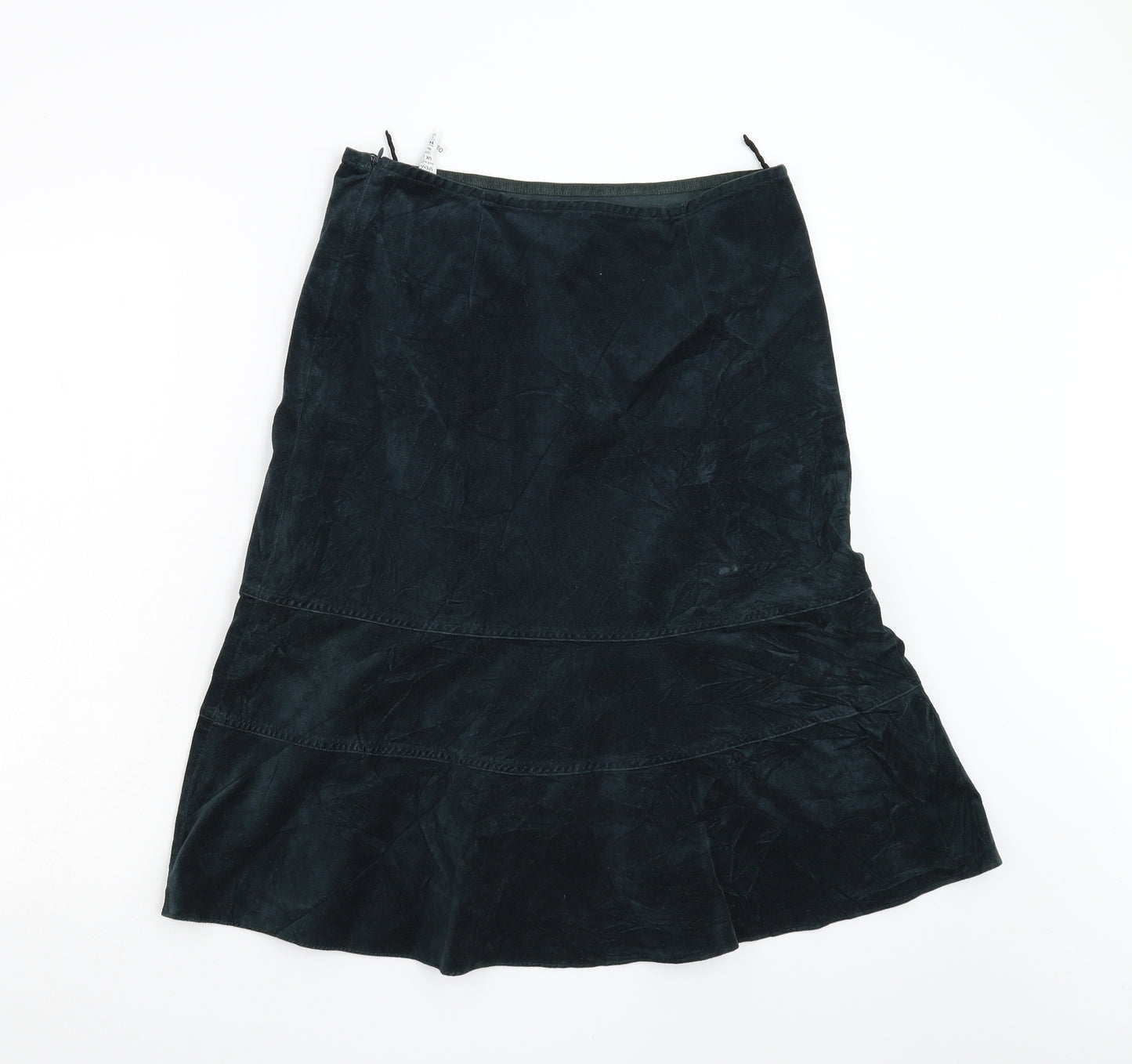 M&S Womens Green   A-Line Skirt Size 12