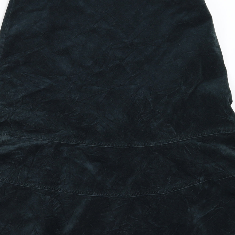 M&S Womens Green   A-Line Skirt Size 12