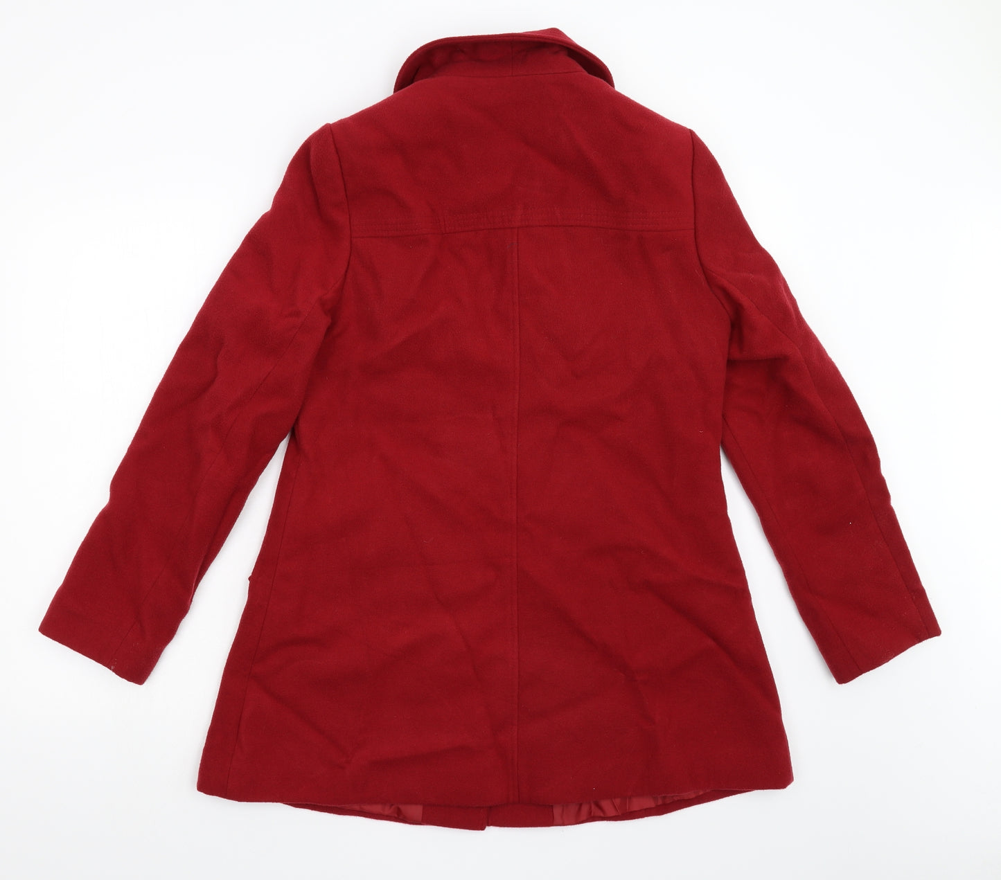 George Womens Red   Overcoat Coat Size 12