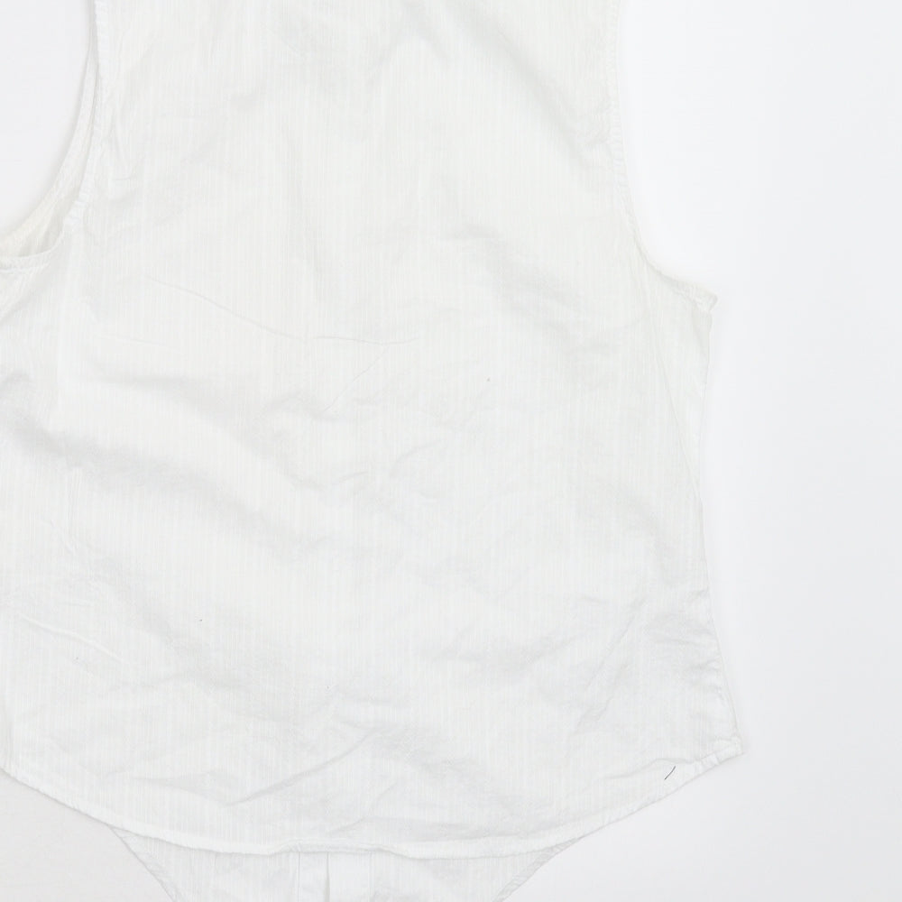 Primark Womens White   Basic Button-Up Size 14