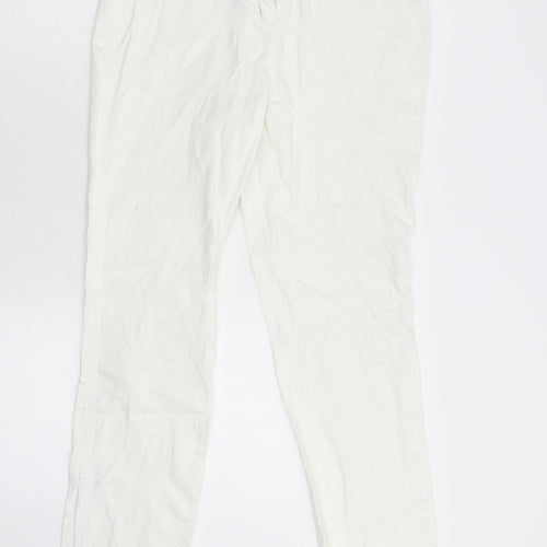 NEXT Womens White   Straight Jeans Size 10 L30 in