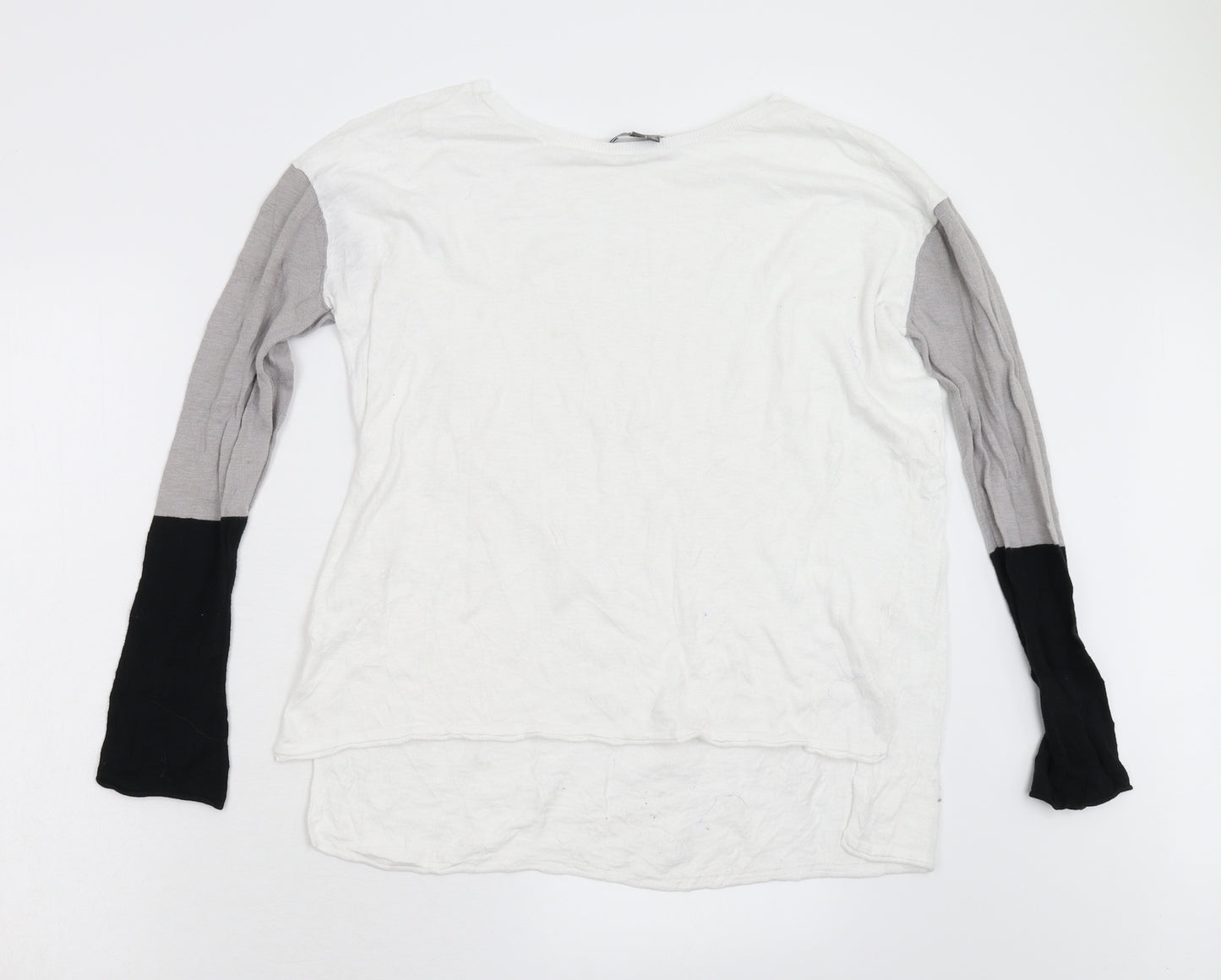 Vince Mens White  Knit Pullover Jumper Size M