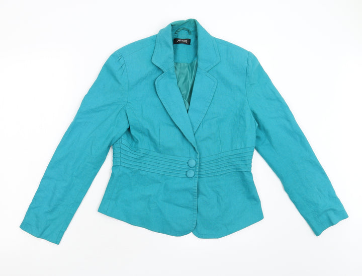 Alexara Womens Blue Jacket Size 12