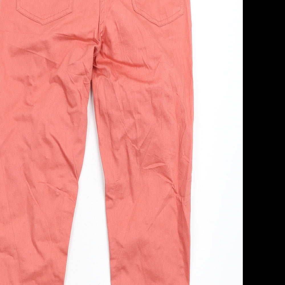 Debenhams Womens Pink   Cropped Trousers Size 10 L22 in