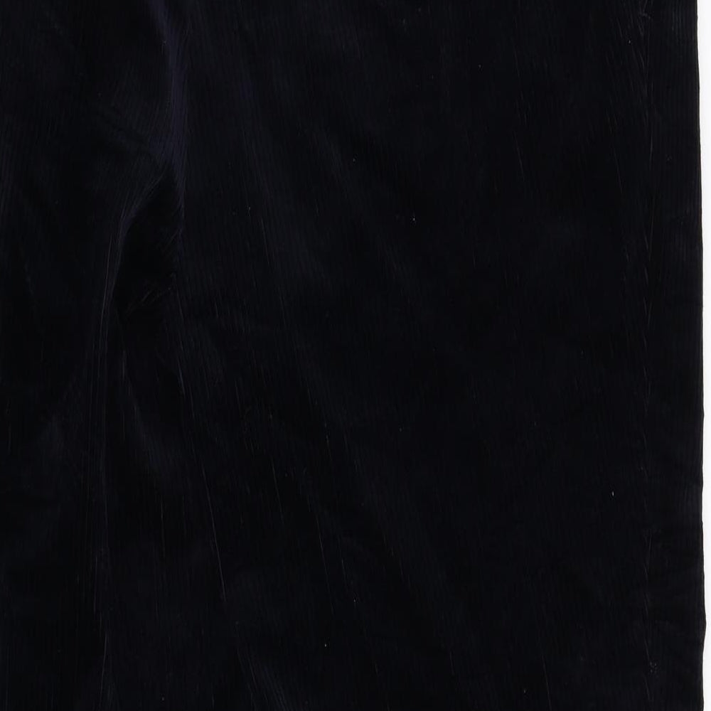 Meyer Mens Black  Corduroy Trousers  Size 42 L32 in