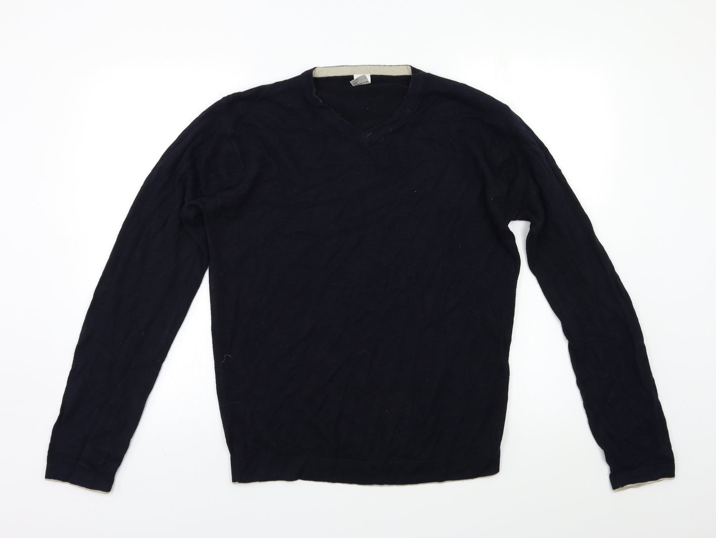Prew Mens Black   Pullover Jumper Size S