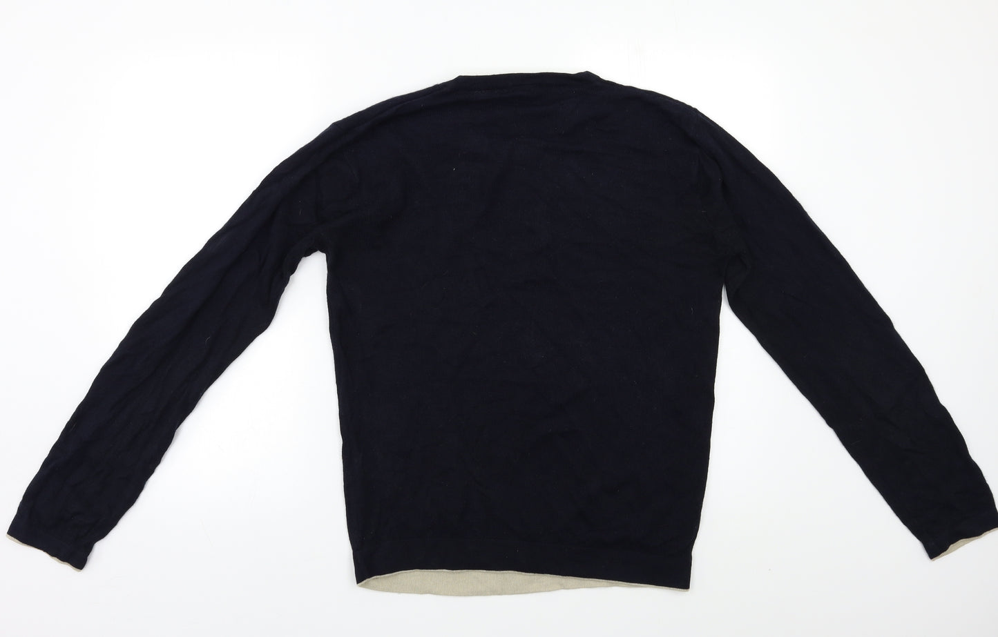 Prew Mens Black   Pullover Jumper Size S