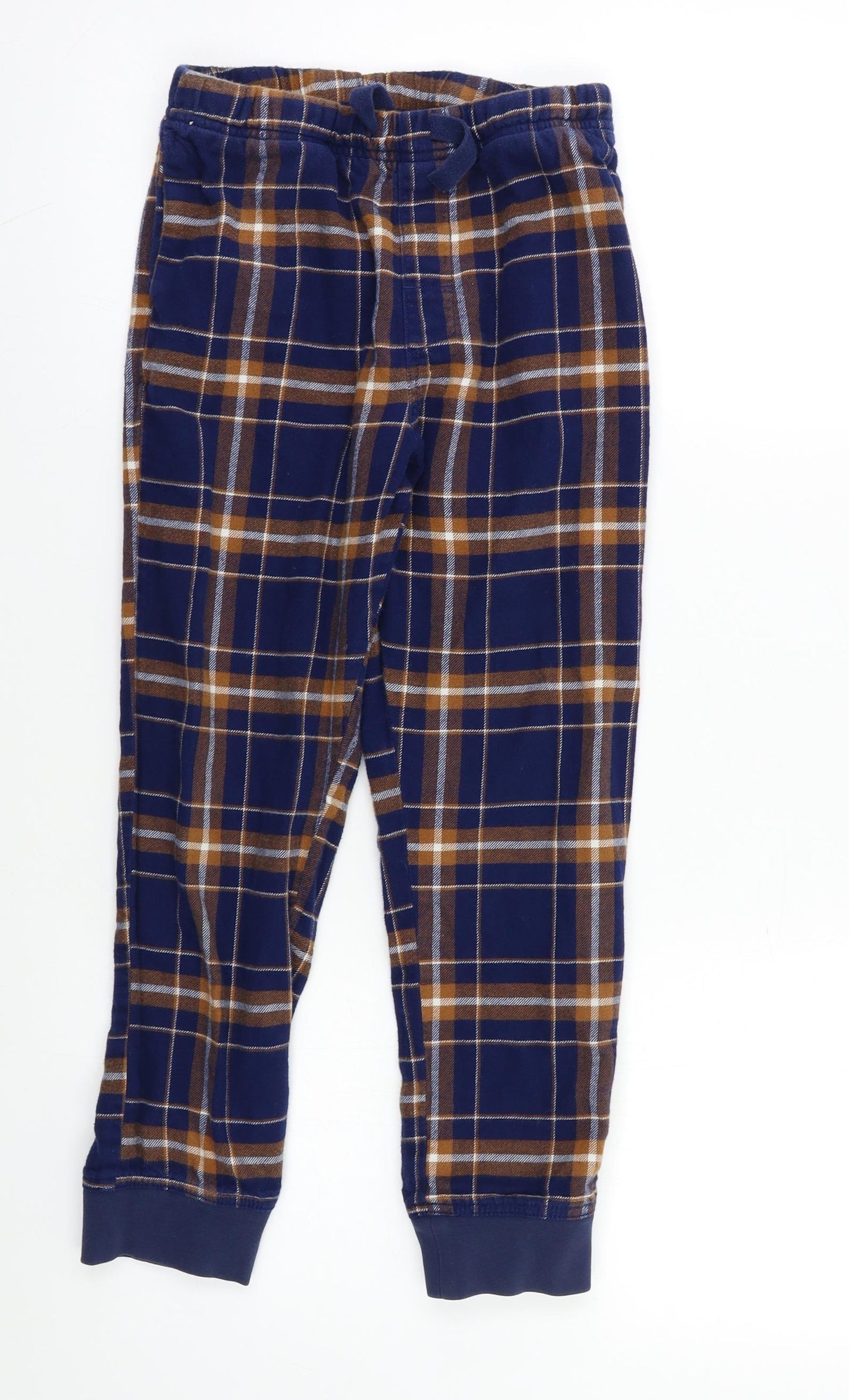 H&M Boys Multicoloured Check   Pyjama Pants Size 8-9 Years