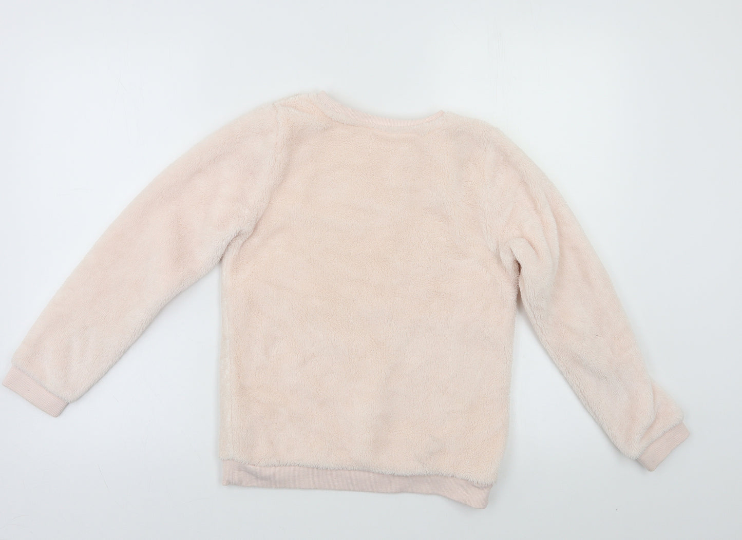 H&M Girls Pink Solid  Top Pyjama Top Size 9 Years  - Owl