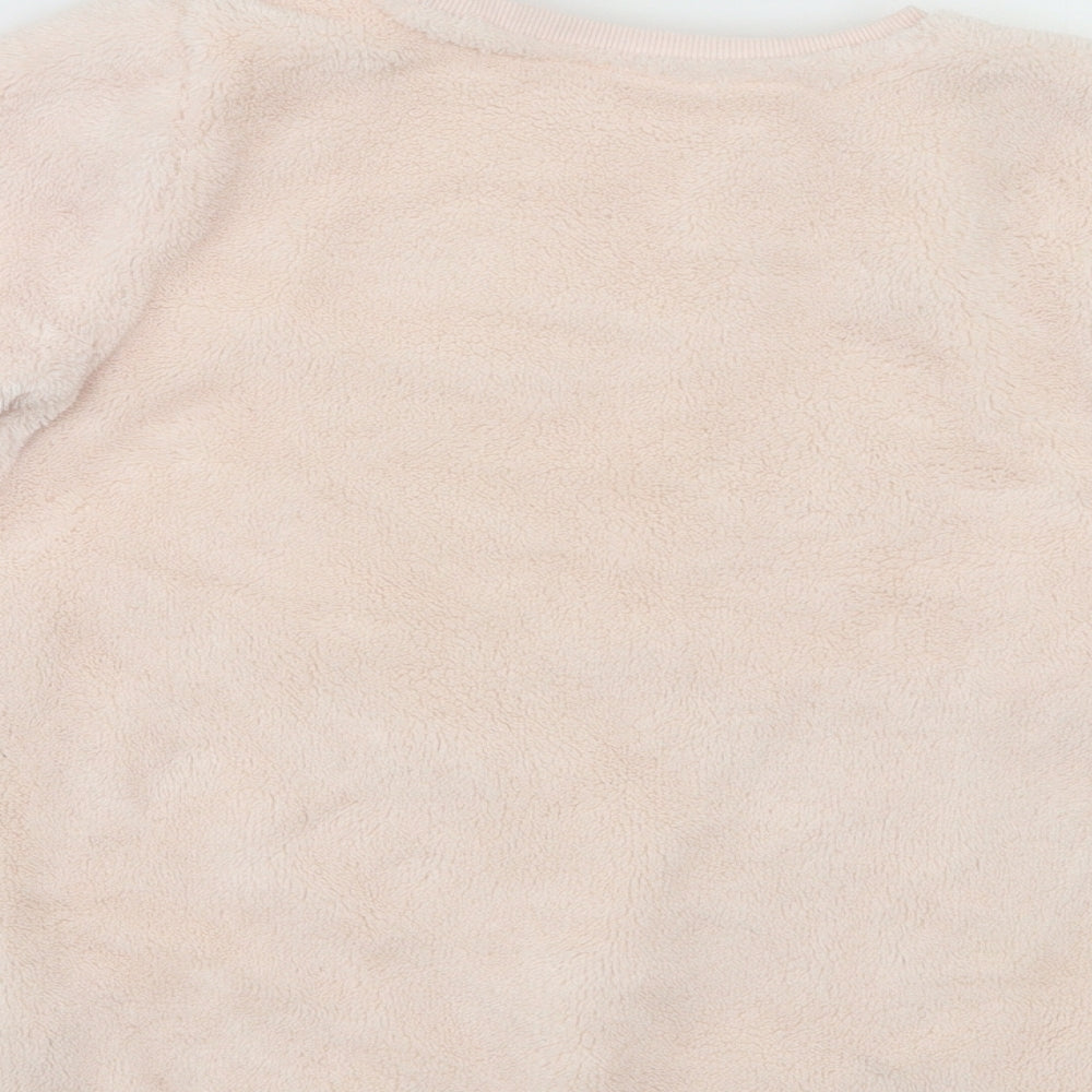 H&M Girls Pink Solid  Top Pyjama Top Size 9 Years  - Owl