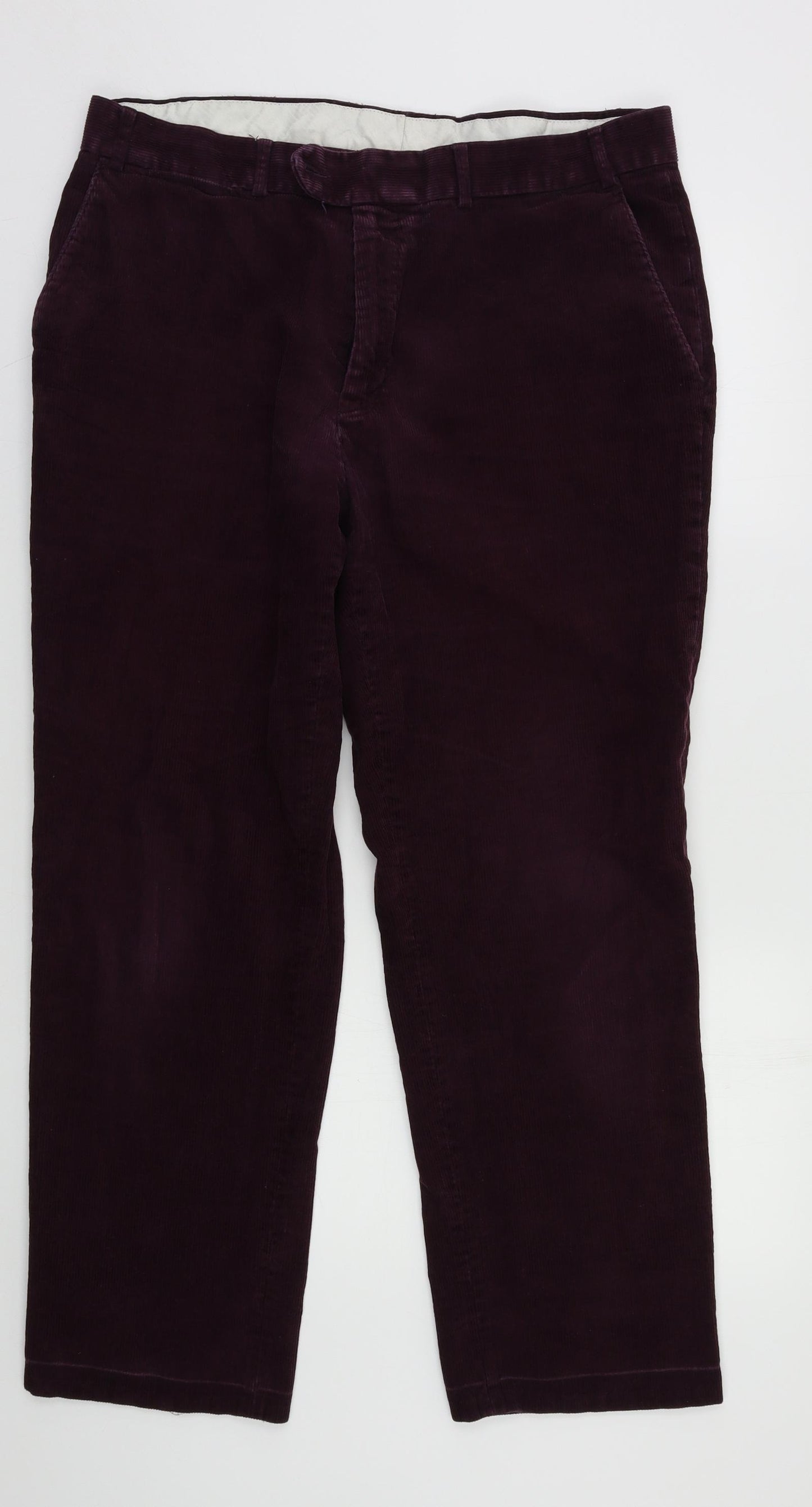 EWM Mens Purple   Trousers  Size 38 L28 in