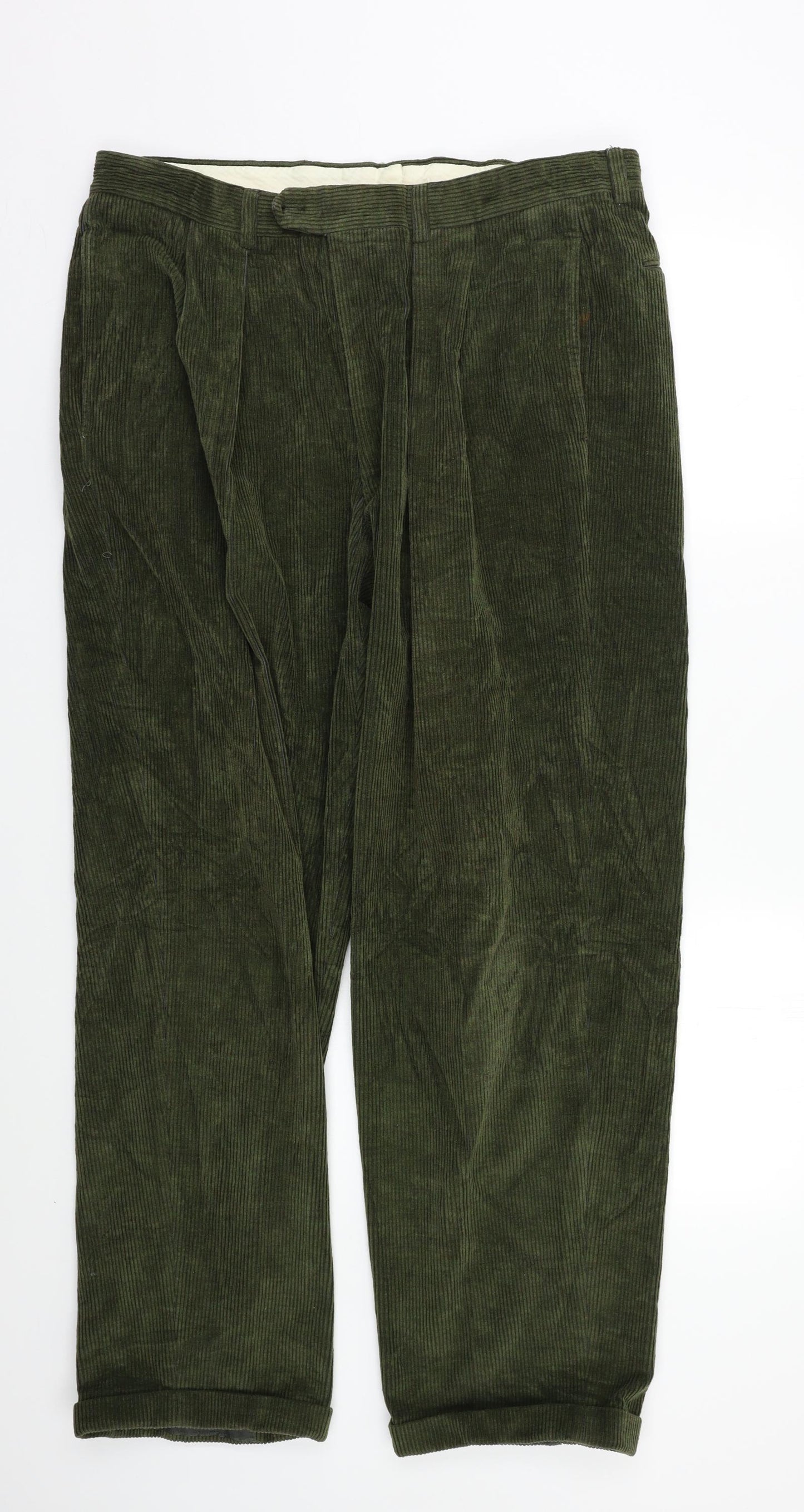 Prew Mens Green   Trousers  Size 34 L30 in