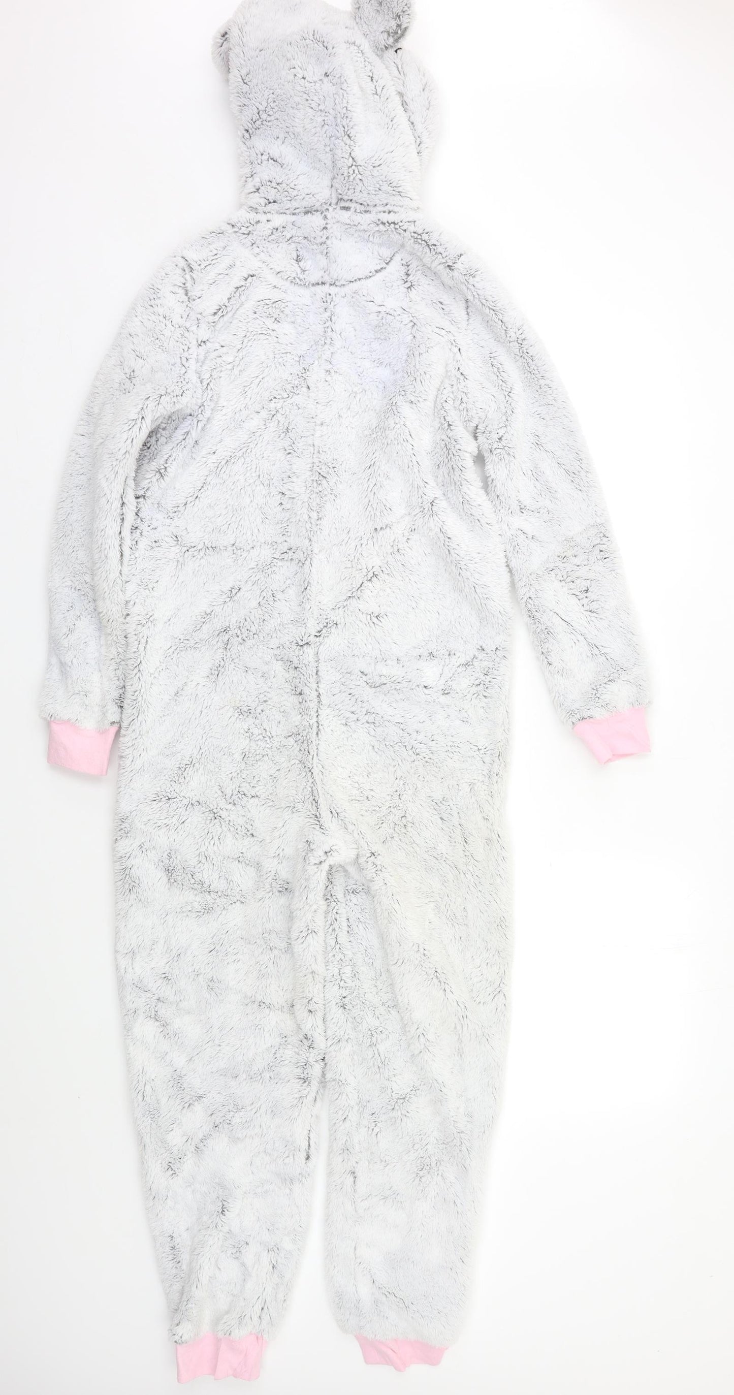 M&S Girls Grey    Bodysuit Size 11-12 Years  - Onesie