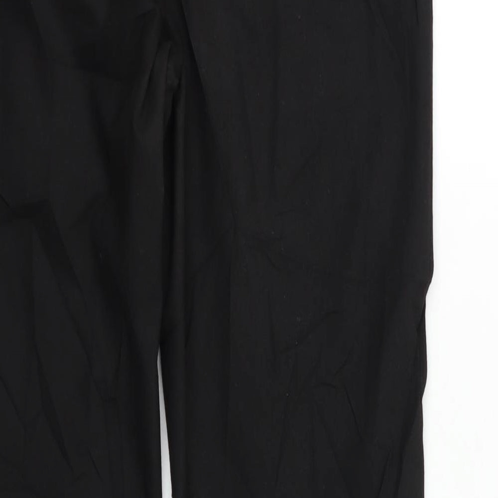 M&S Womens Black   Dress Pants Trousers Size 10 L30 in