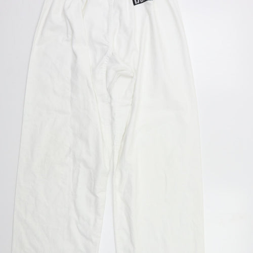 Preworn Womens White   Sweatpants Trousers Size M L29 in