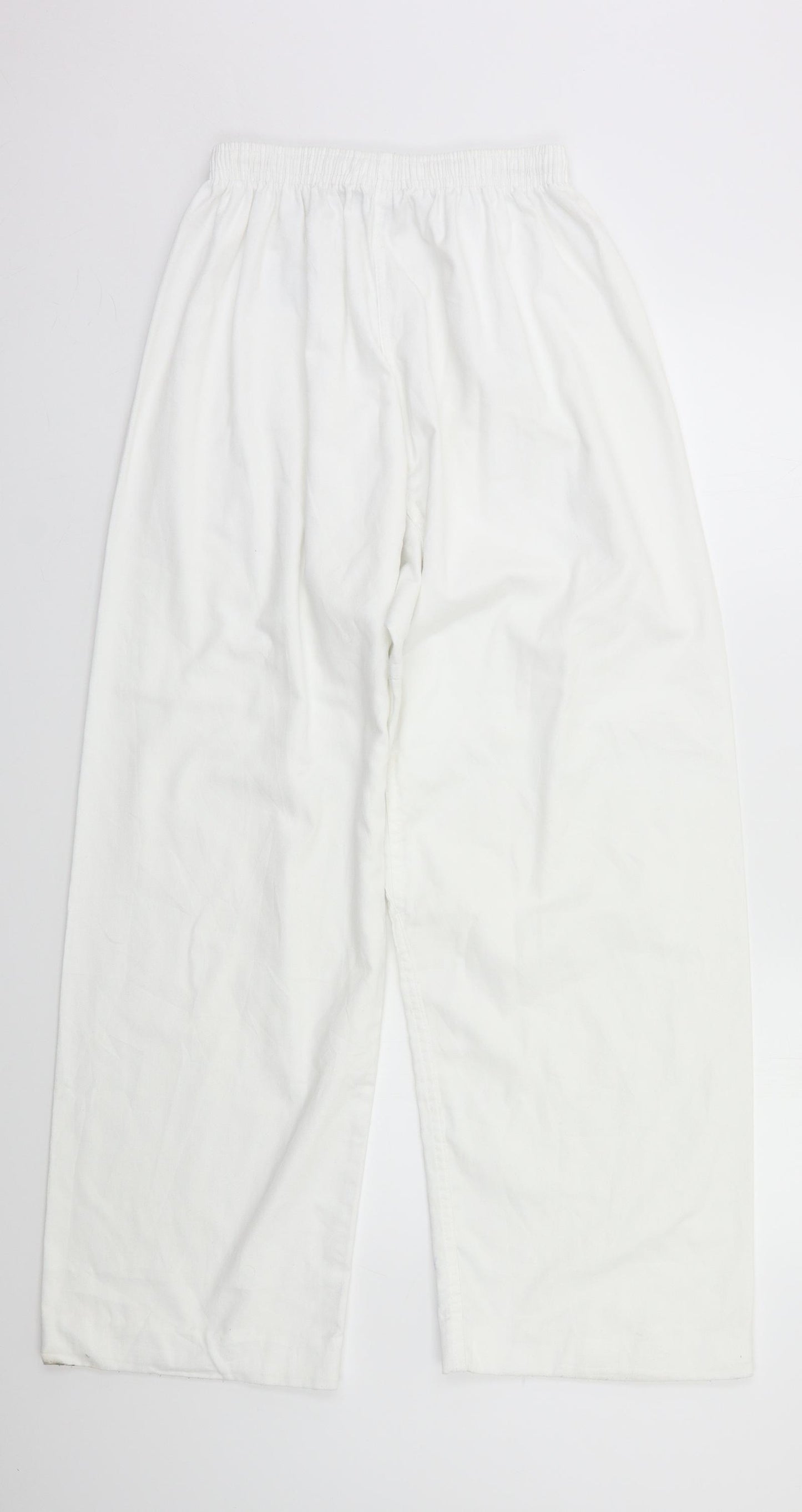 Preworn Womens White   Sweatpants Trousers Size M L29 in