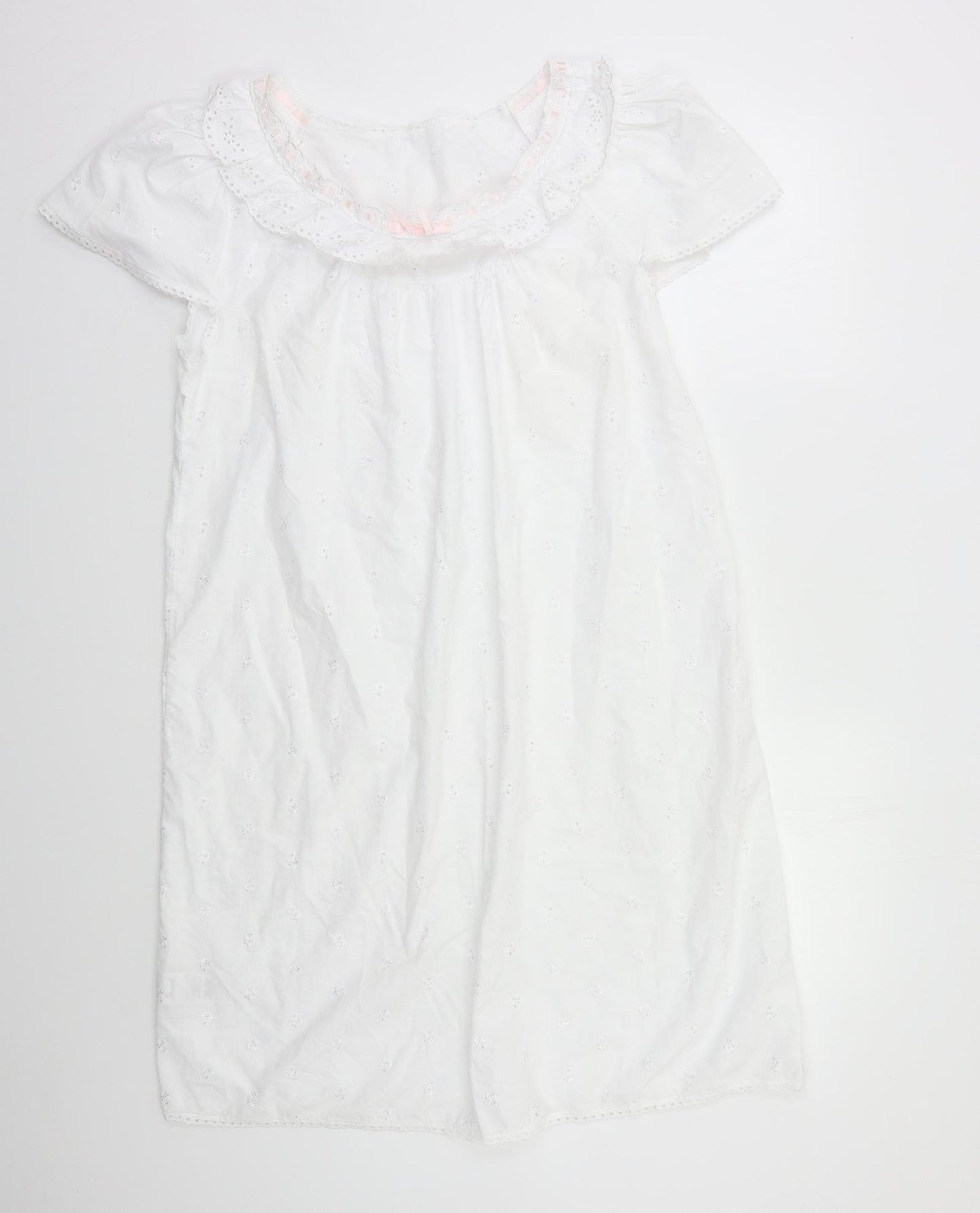 St Michael Womens White   Chemise Nightshirt Size 16