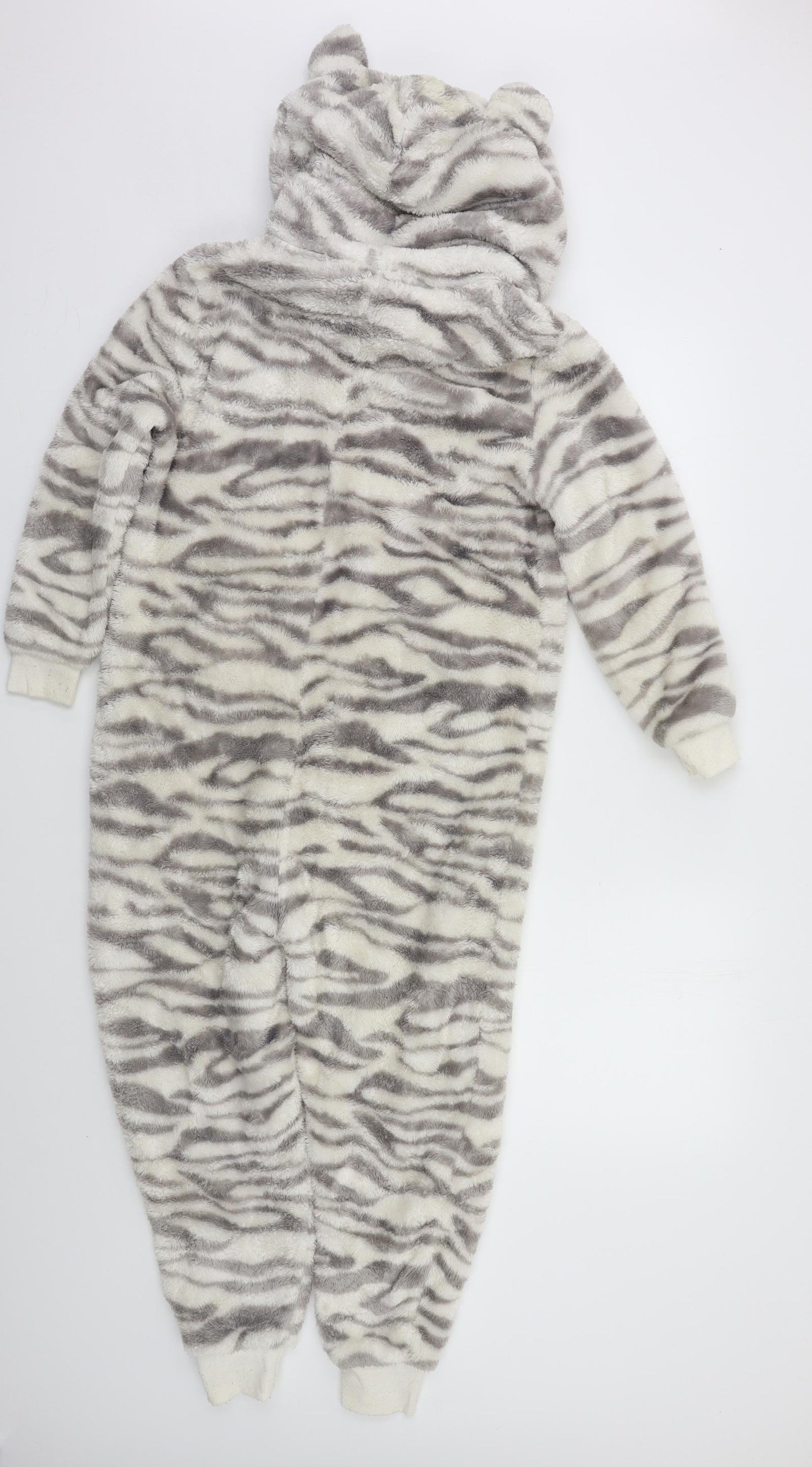 NEXT Girls White Striped   Bodysuit Size 9 Years  - Onesie