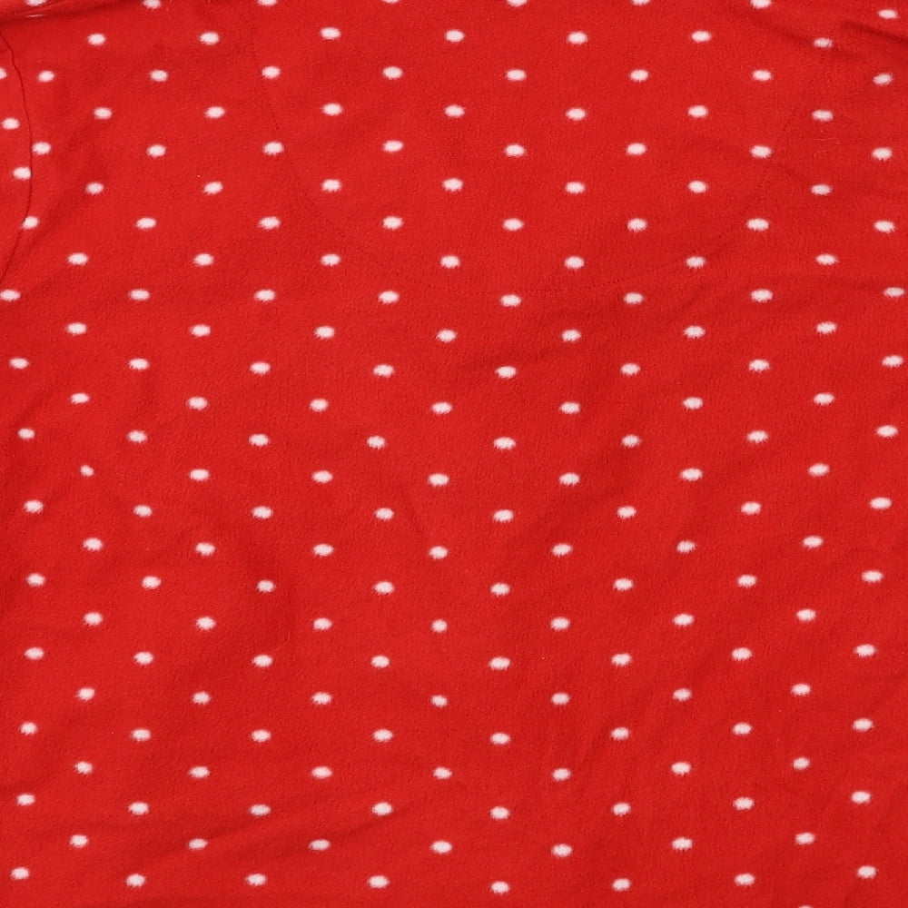 Carole Hochman Womens Red Polka Dot  Top Pyjama Top Size M
