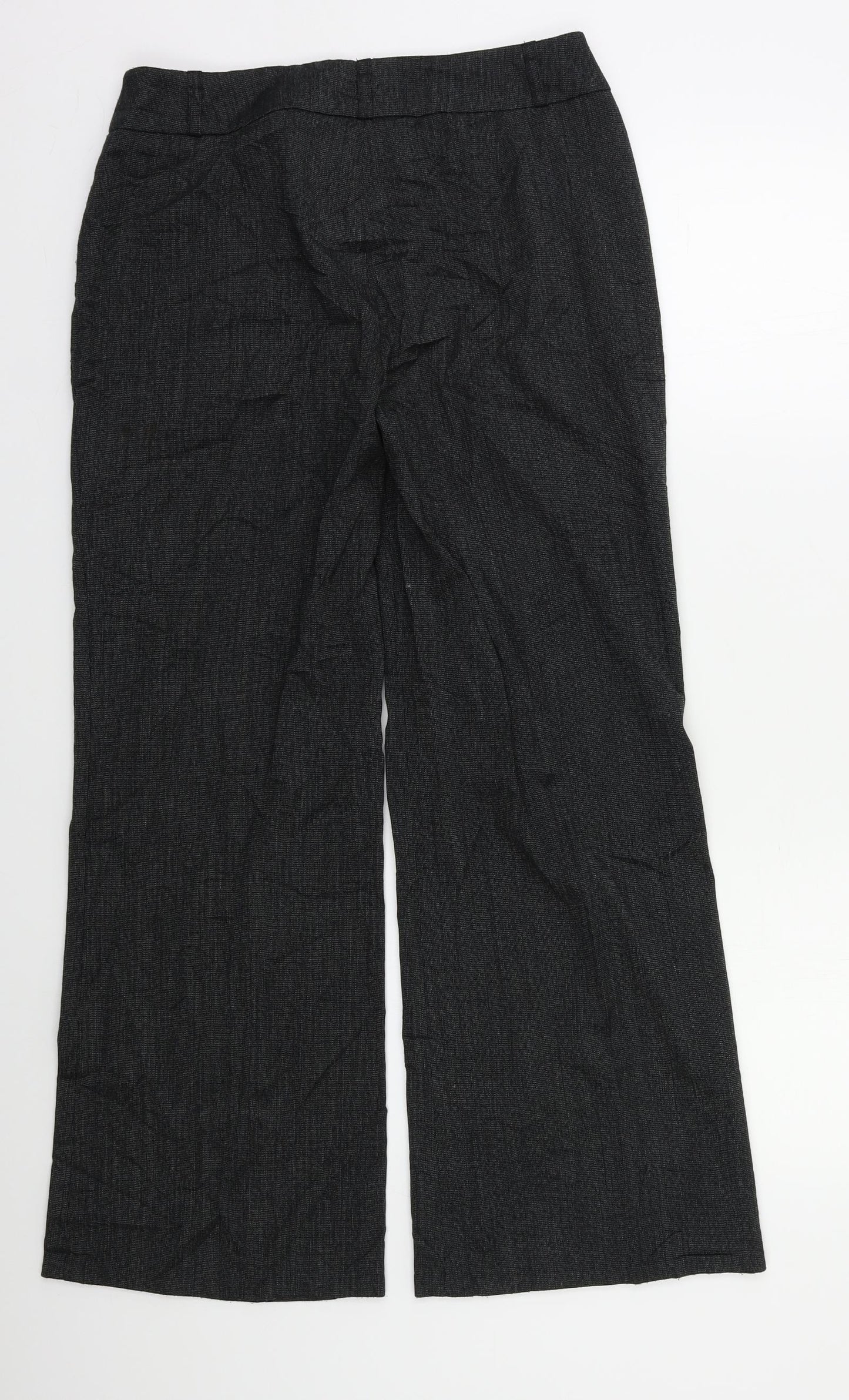 Wallis Womens Grey   Dress Pants Trousers Size 10 L27 in